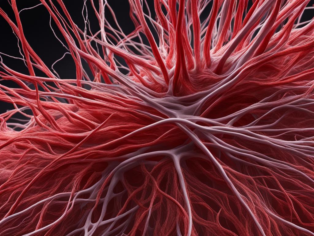 Blood cells demonstrating Hypertension